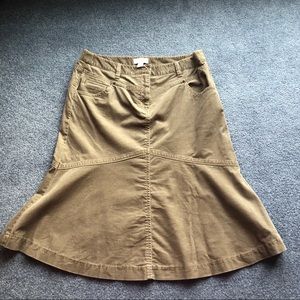 Loft Corduroy Skirt